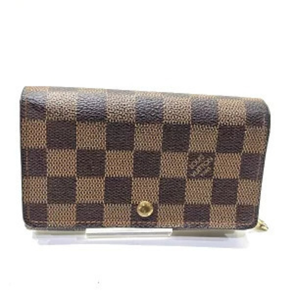 Louis Vuitton Damier Porte Monnaie Billet Trsor Bi fold Wallet